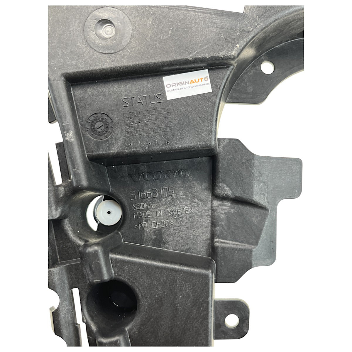 Guia Trava Parachoque Volvo XC90 Moment 2020 Traseiro Esquerdo