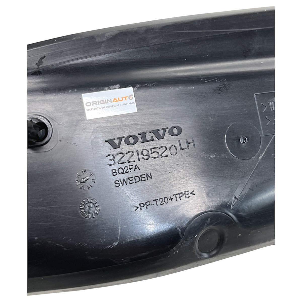 Moldura Vedação Paralama Volvo XC90 2020 2021 2022 Esquerdo