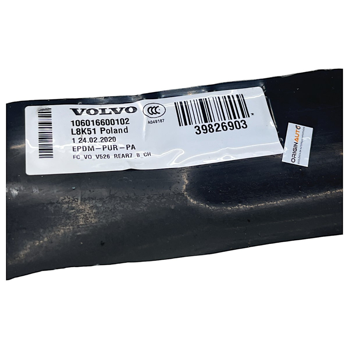 Carpete Assoalho Porta Mala Volvo XC90 2020 Traseira 3a fila