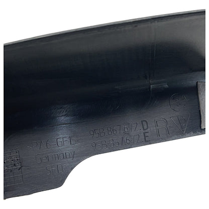 Moldura Vidro Porta Porsche Macan 2017 2018 Traseira Direita