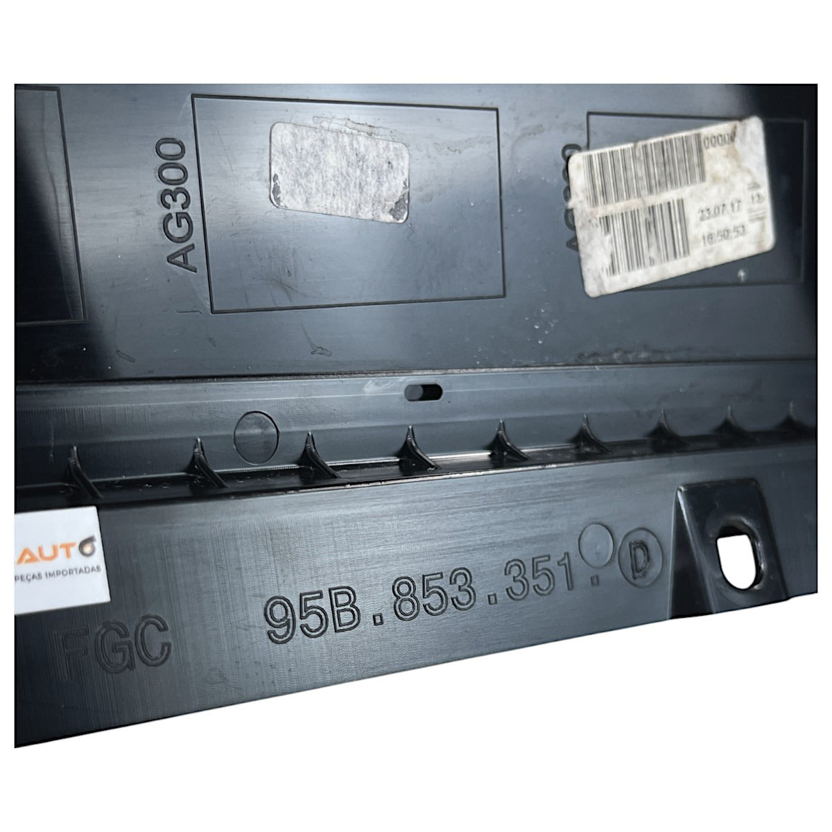 Friso Coluna Porta Porsche Macan 2017 2018 Traseira Esquerda