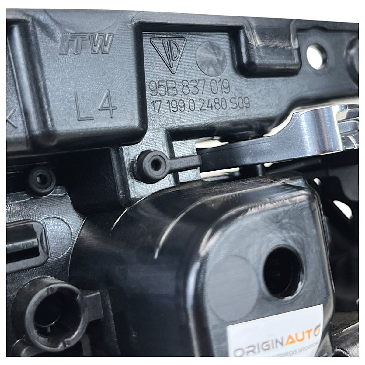 Maçaneta Interna Porsche Macan 2017 2018 Traseira Esquerda