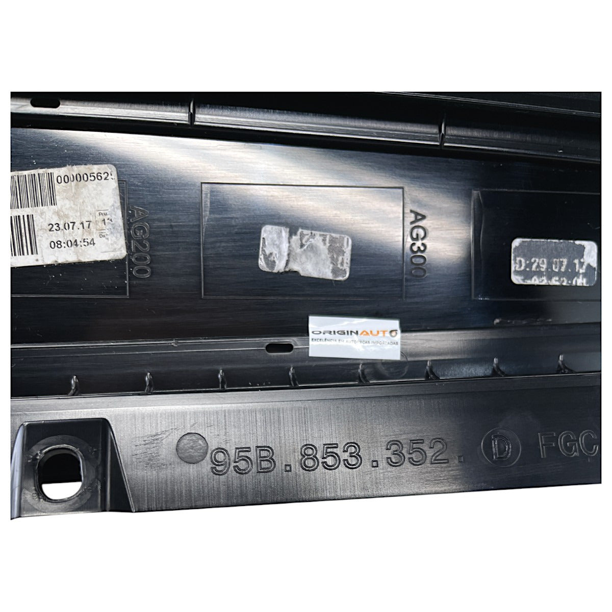 Friso Coluna Porta Porsche Macan 2017 2018 Traseira Direita