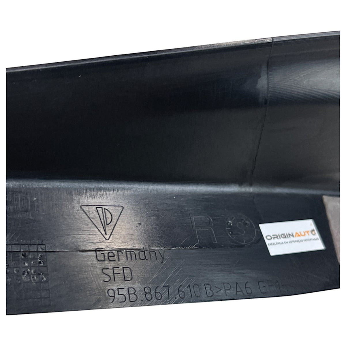 Moldura Vidro Porta Porsche Macan 2018 Dianteira Direita