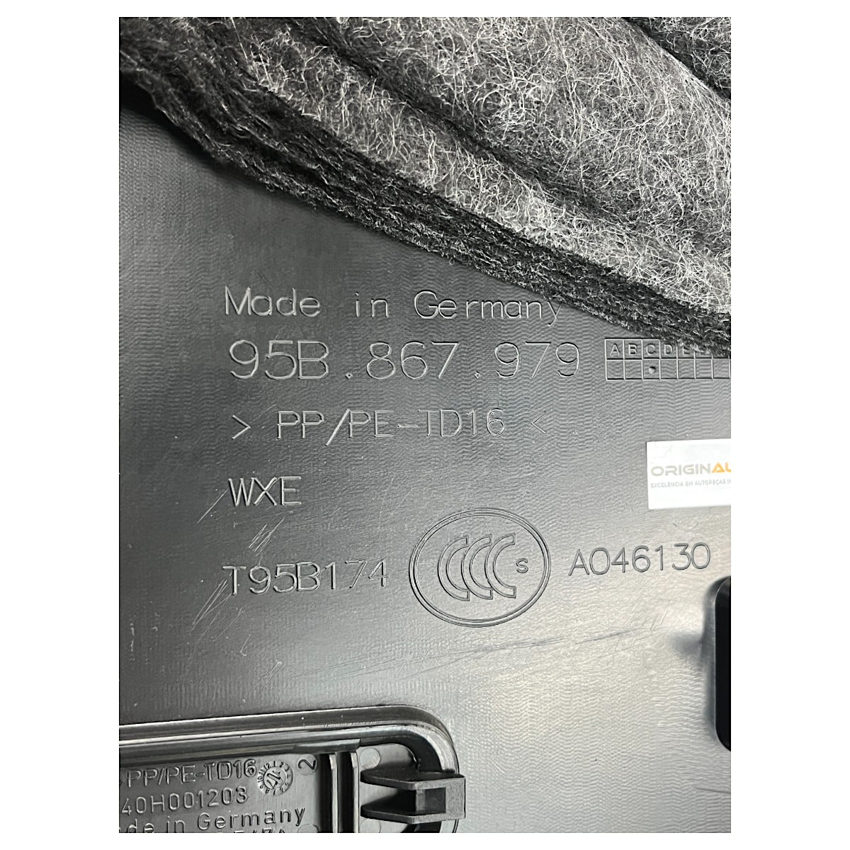 Forro Tampa Traseira Porsche Macan 2016 2017 2018 Interno