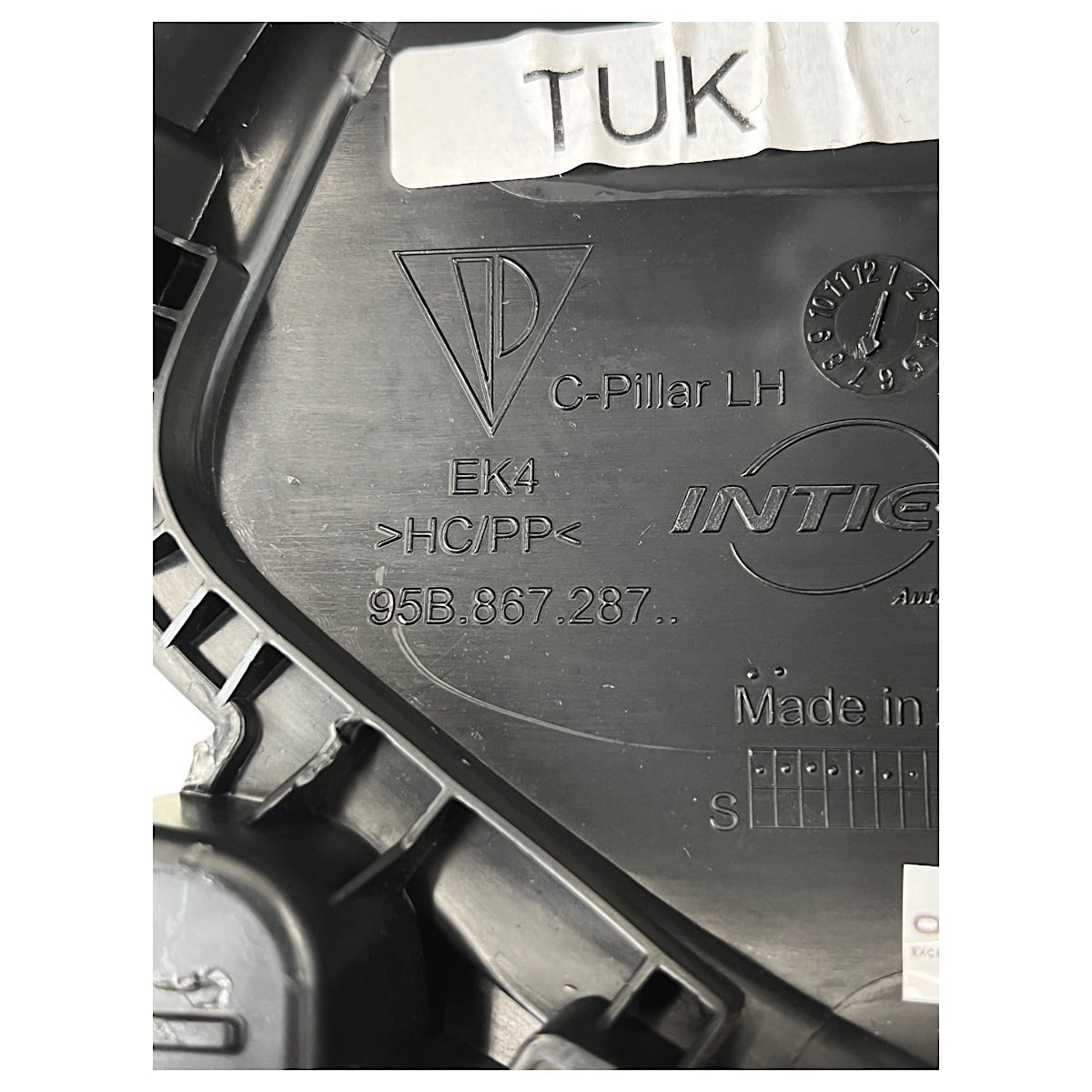 Moldura Coluna C Porsche Macan 2016 2017 2018 Esquerda