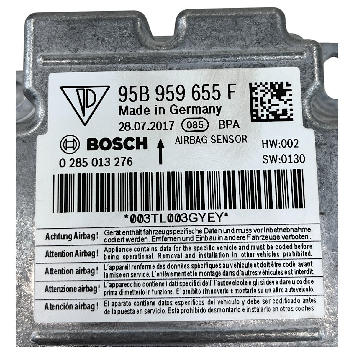 Módulo Central Porsche Macan 2016 2017 2018 95B959655F