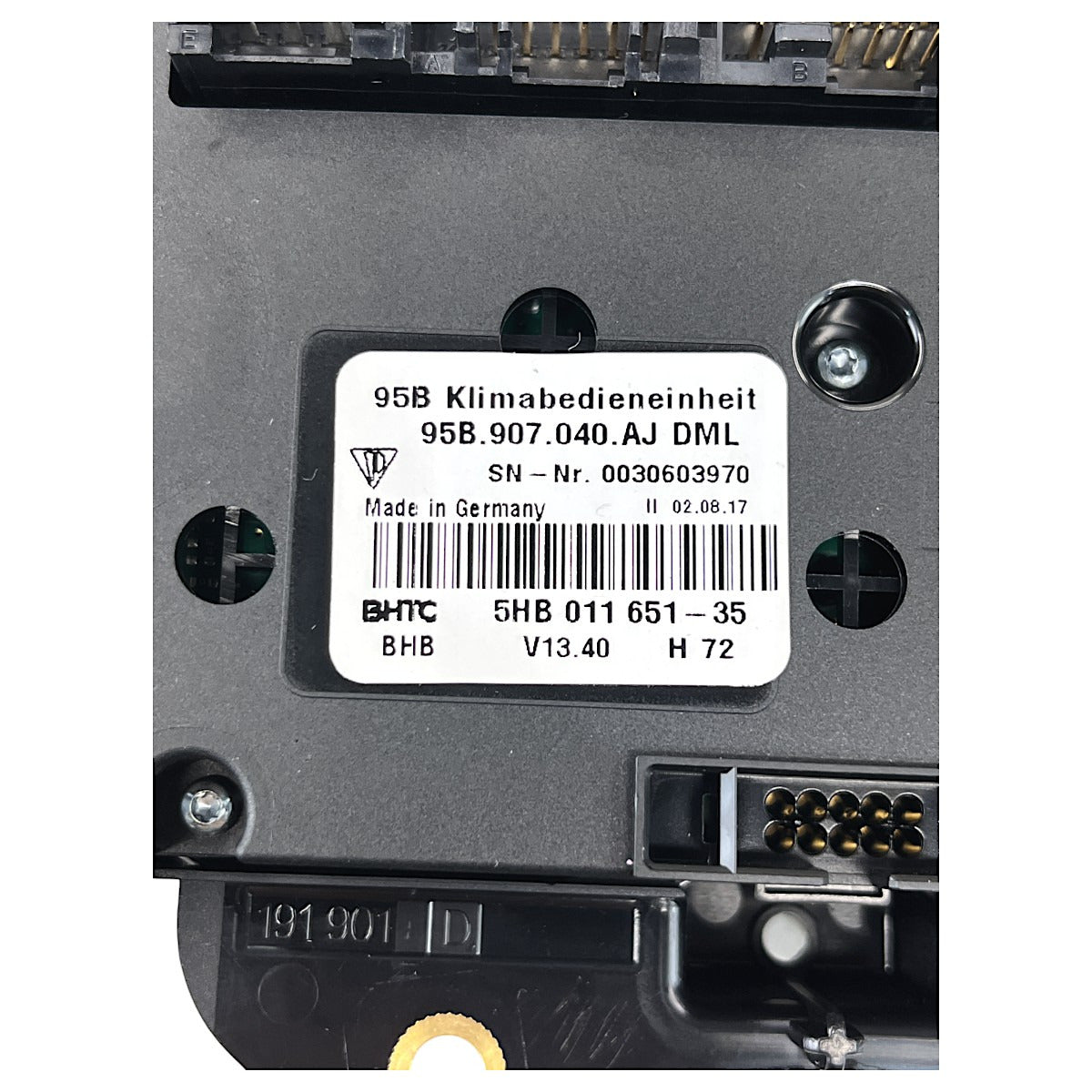 Botão Alerta Trava Central Porsche Macan 2016 2017 2018