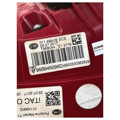 Lanterna Porsche Macan 2016 2017 2018 Externa Direita Canto