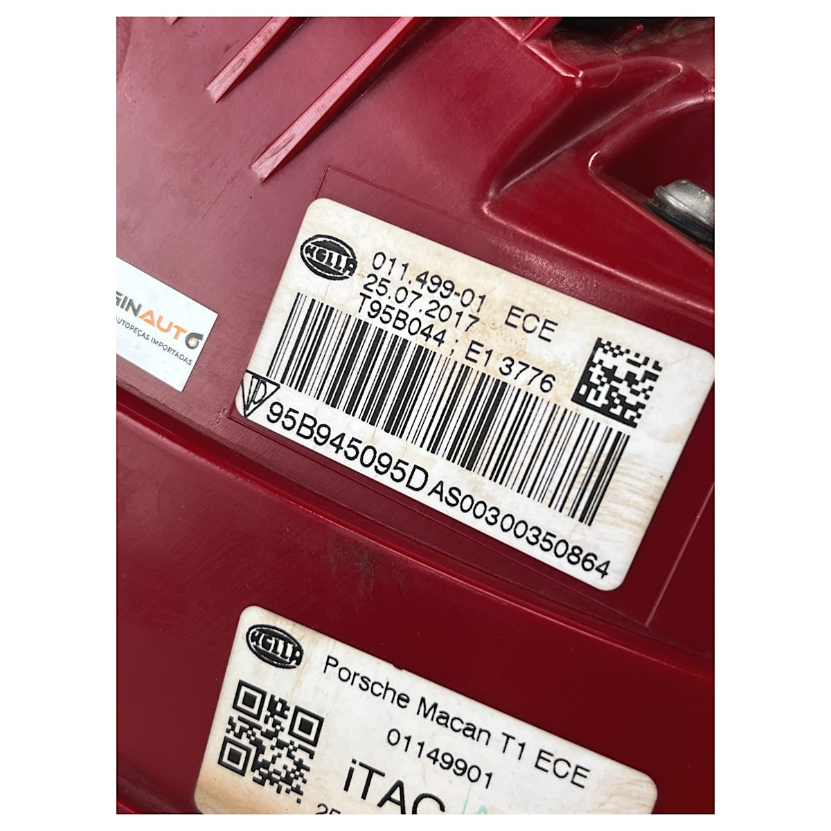 Lanterna Porsche Macan 2016 2017 2018 Externa Esquerda Canto