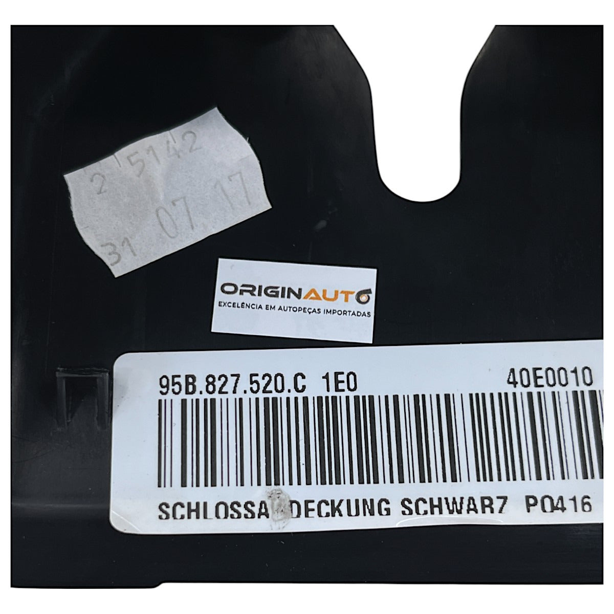 Acabamento Fechadura Porsche Macan 2017 2018 Tampa Traseira