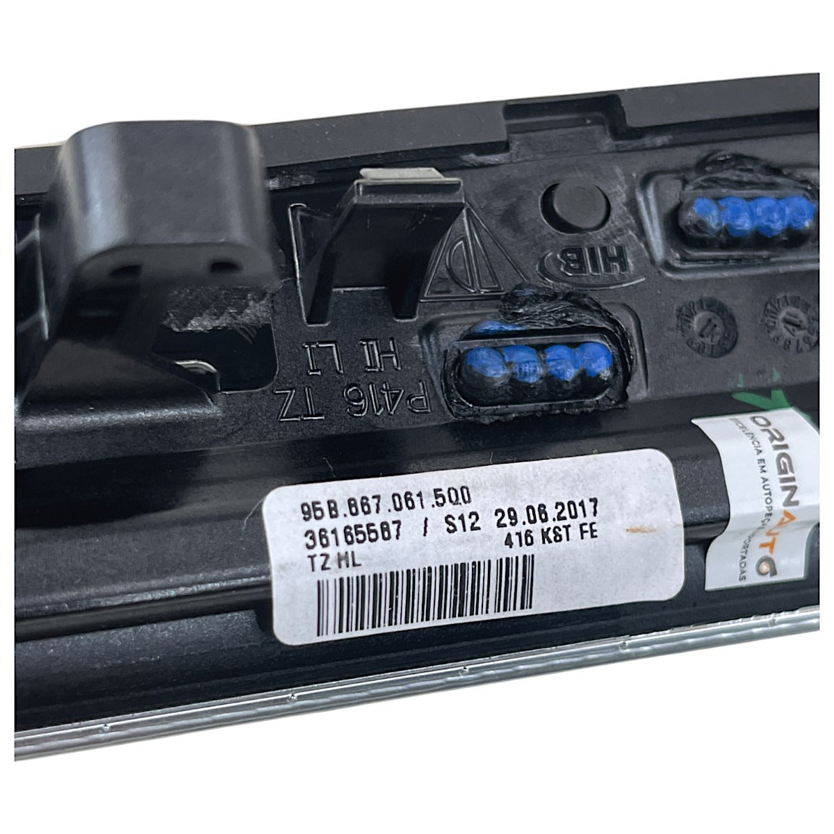 Friso Forro Porta Porsche Macan 2017 2018 Traseira Esquerda