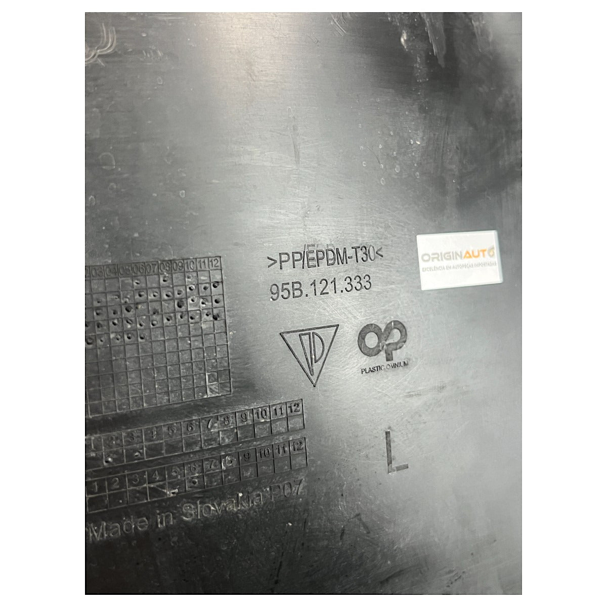 Acabamento Parachoque Duto Porsche Macan 2017 2018 Esquerdo