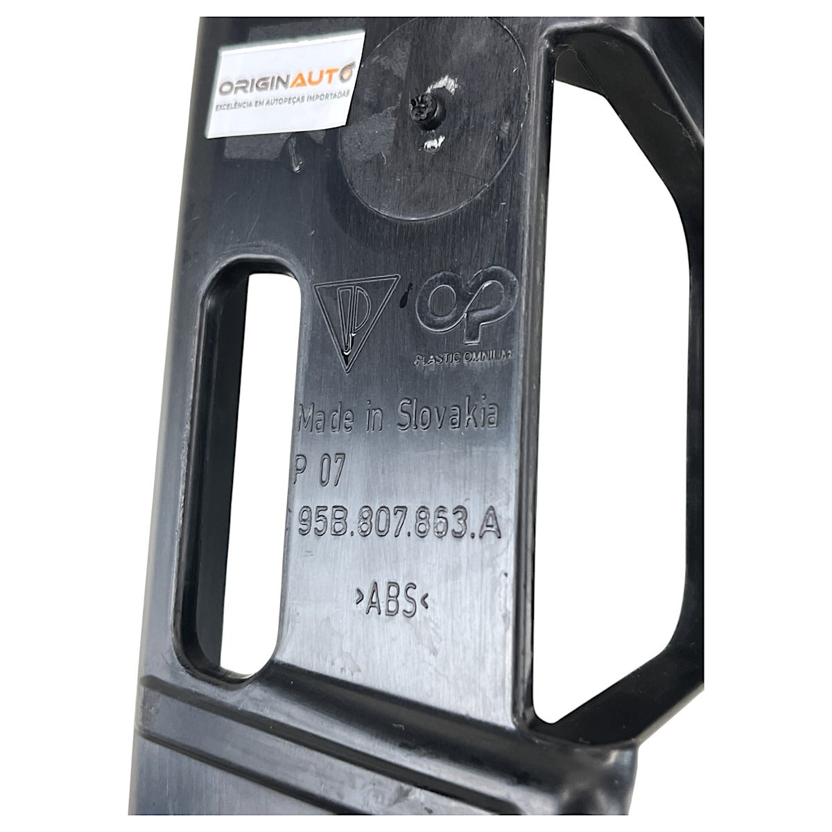 Guia Trava Parachoque Porsche Macan 2017 2018 Traseiro Central