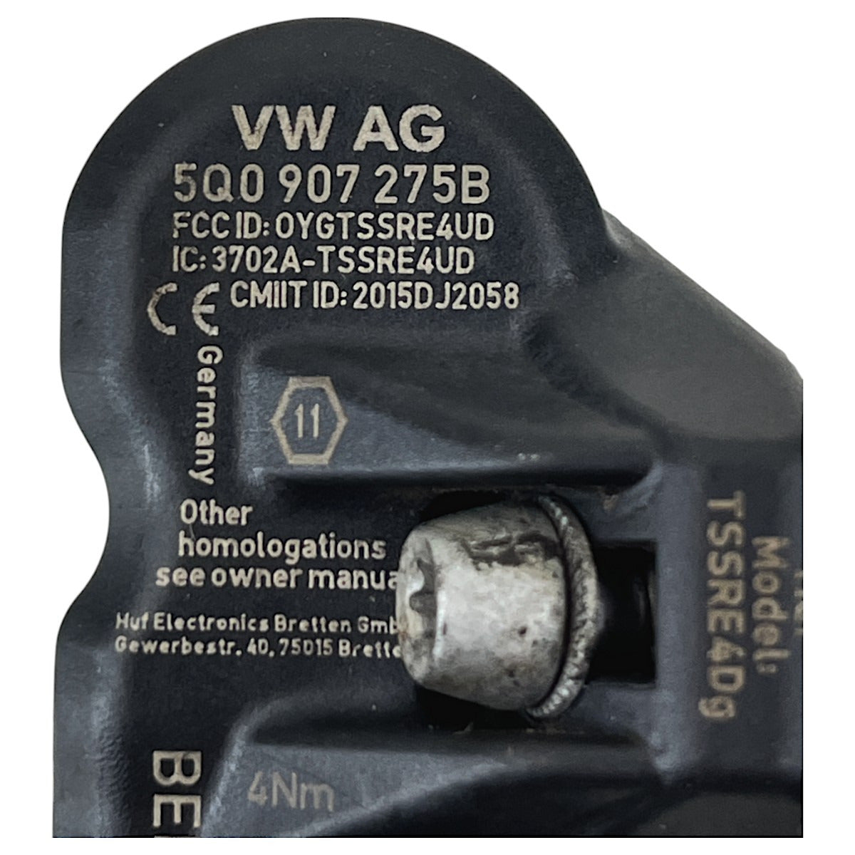 Sensor TPMS Pressão Pneus Porsche Macan 2016 2017 2018