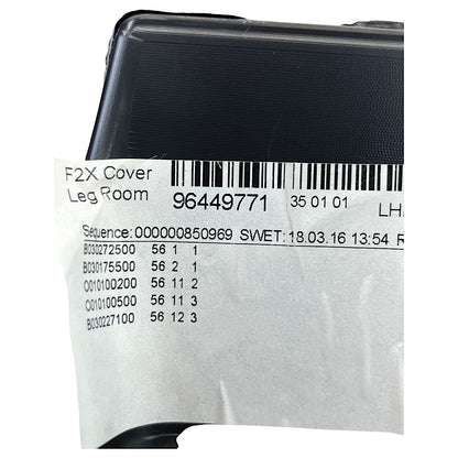 Acabamento Pé Motorista BMW X4 28i 2015 2016 2017 2018