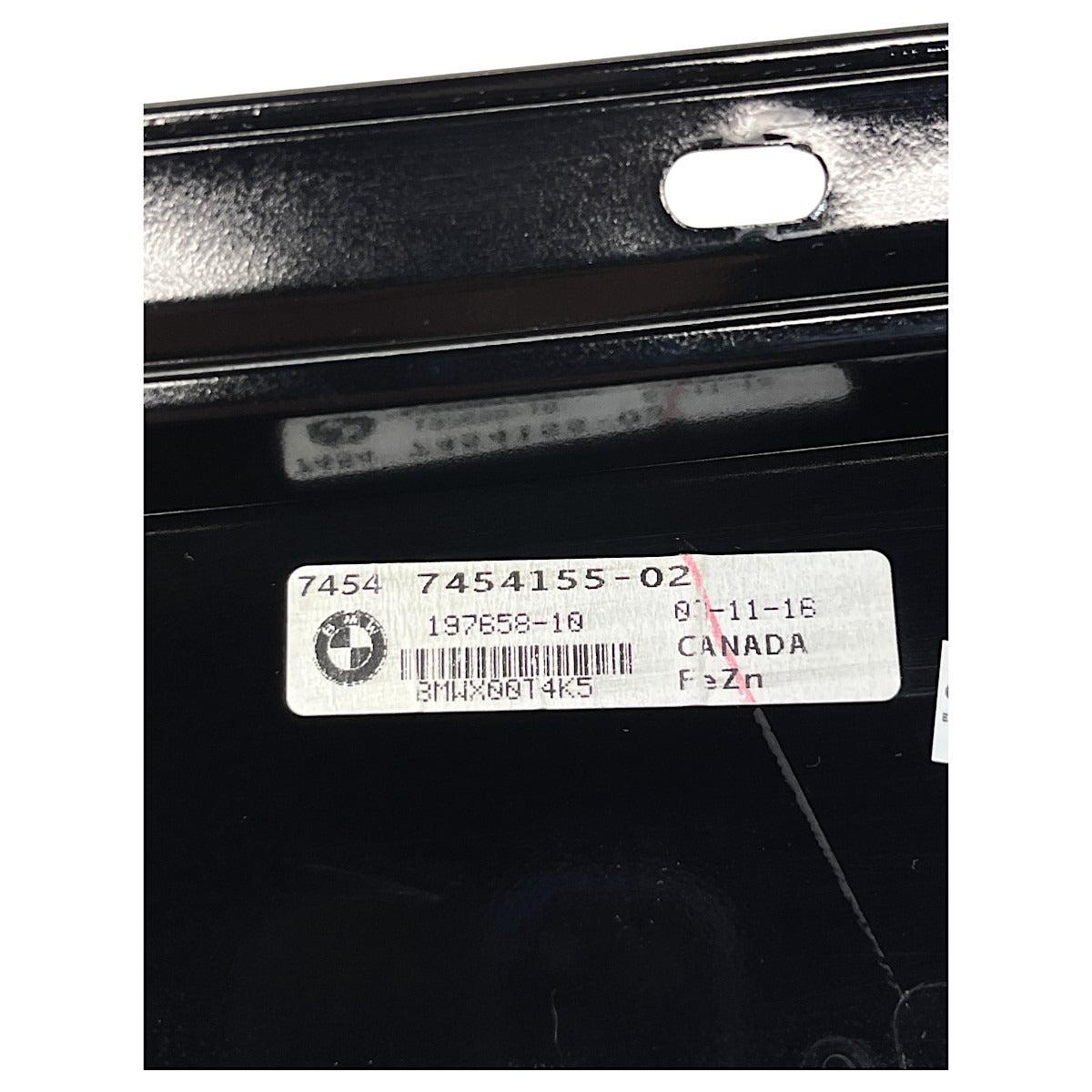 Moldura Coluna Porta BMW X4 2016 2017 2018 Dianteira Esquerd