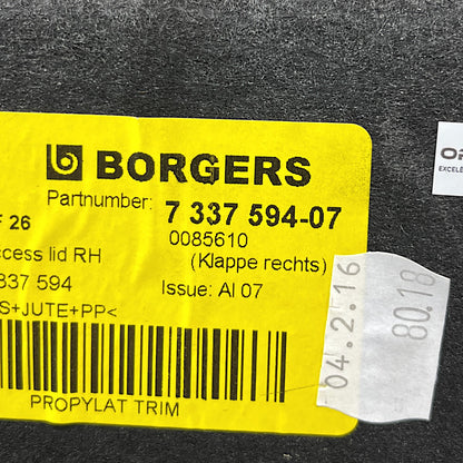 Forro Porta Mala BMW X4 28i 2015 2016 2017 2018 Direito