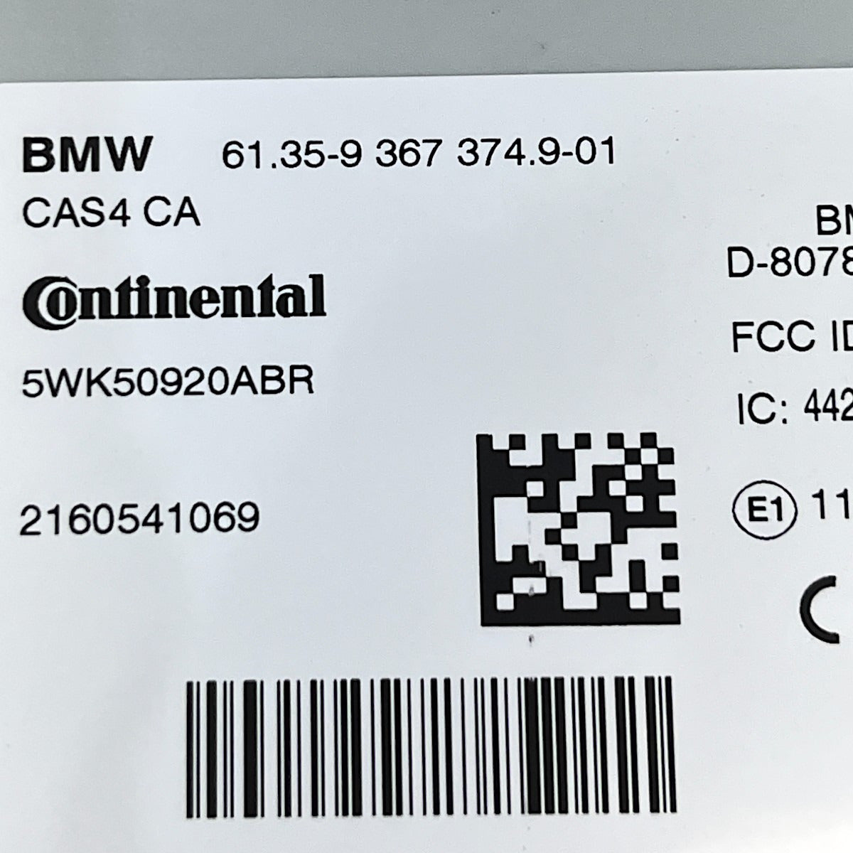 Módulo CAS Acesso Trava BMW X4 28i 2015 2016 2017 2018