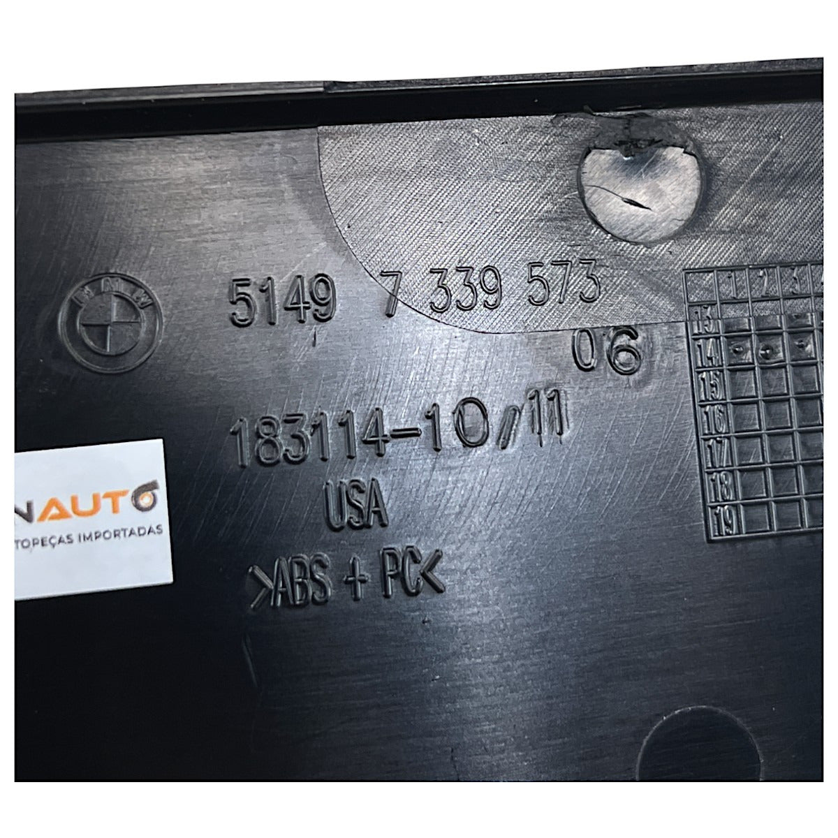 Moldura Acabamento Tampa Traseira BMW X4 2015 2016 2017 2018