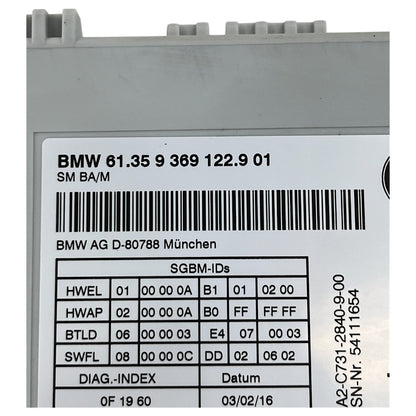 Módulo Banco Elétrico Memória BMW X4 2015 2016 2017 2018