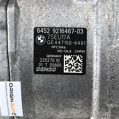 Compressor Ar Condicionado BMW X4 2.0 N20 2016 2017 2018