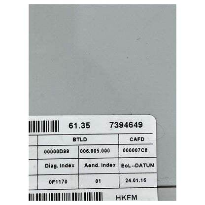 Módulo Central BMW X4 28i 2015 2016 2017 2018 Tampa Traseira