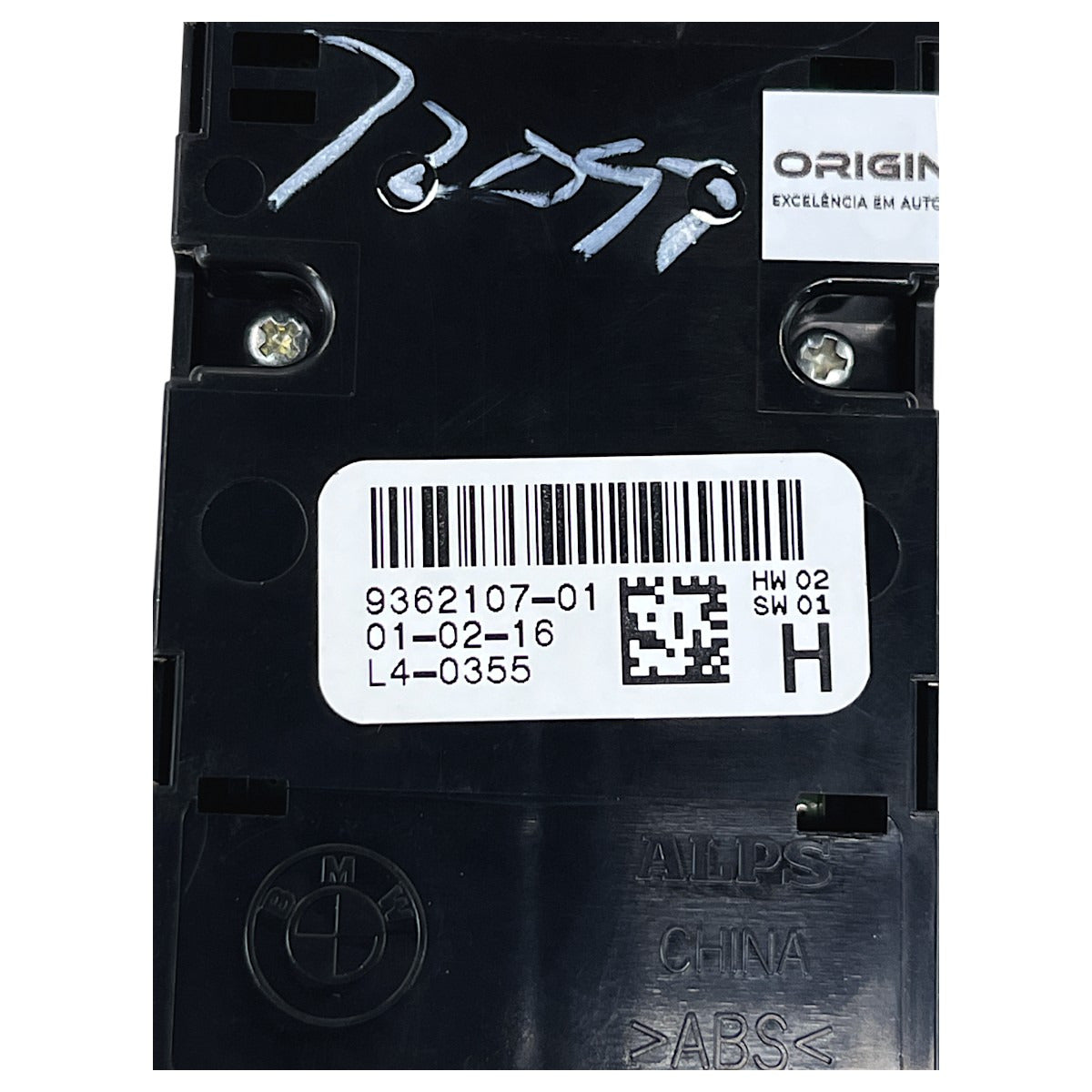 Botão Comando Vidro BMW X4 2015 a 2018 Dianteiro Esquerdo