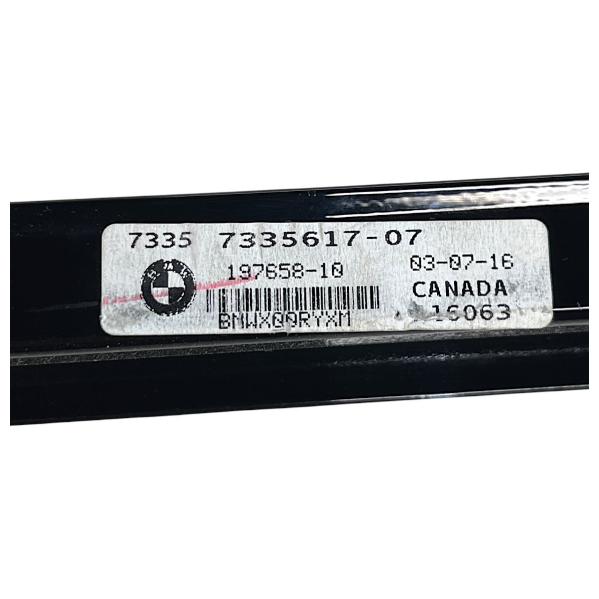 Friso Externo Vigia BMW X4 28i 2015 a 2018 Traseira Esquerda