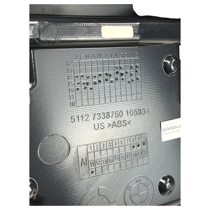 Guia Trava Parachoque BMW X4 2015 a 2018 Traseiro Direito