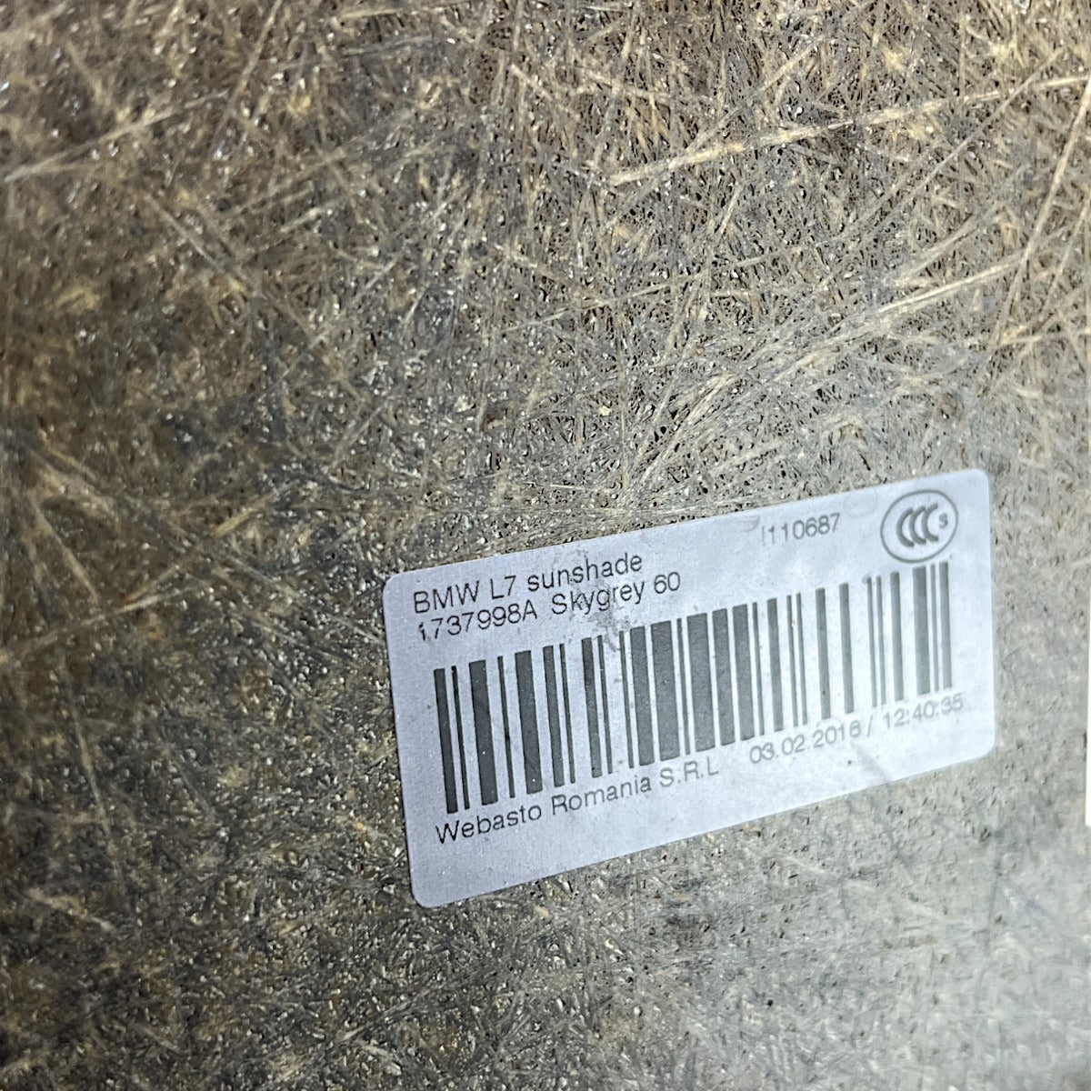 Cortina Borracha Teto Solar BMW X4 28i 2015 2016 2017 2018