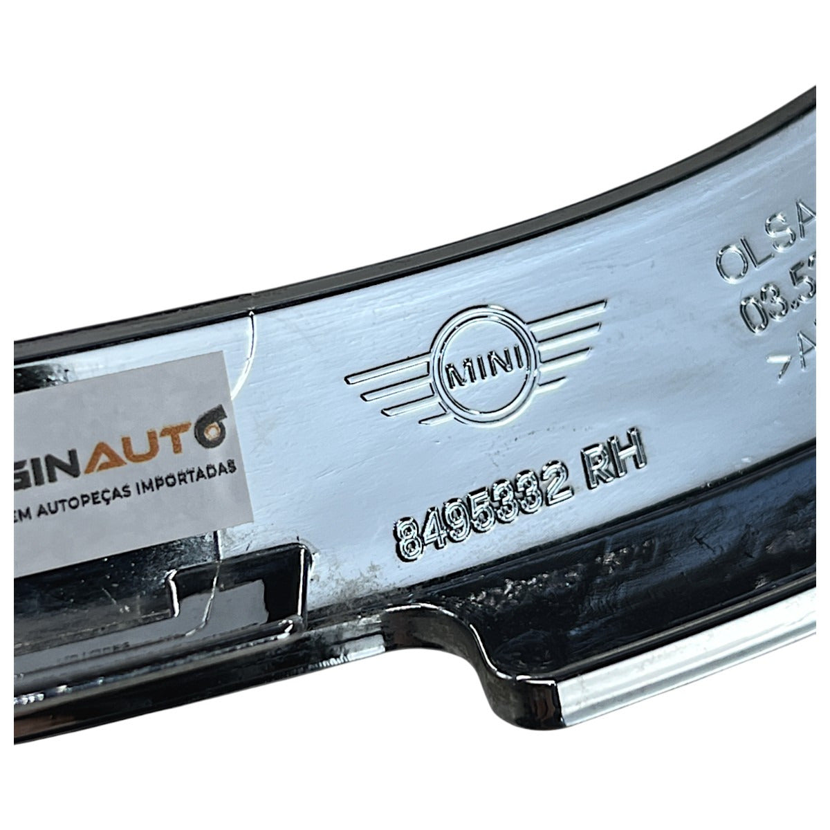 Aro Cromado Lanterna Mini Cooper S 2021 2022 2023 Direita