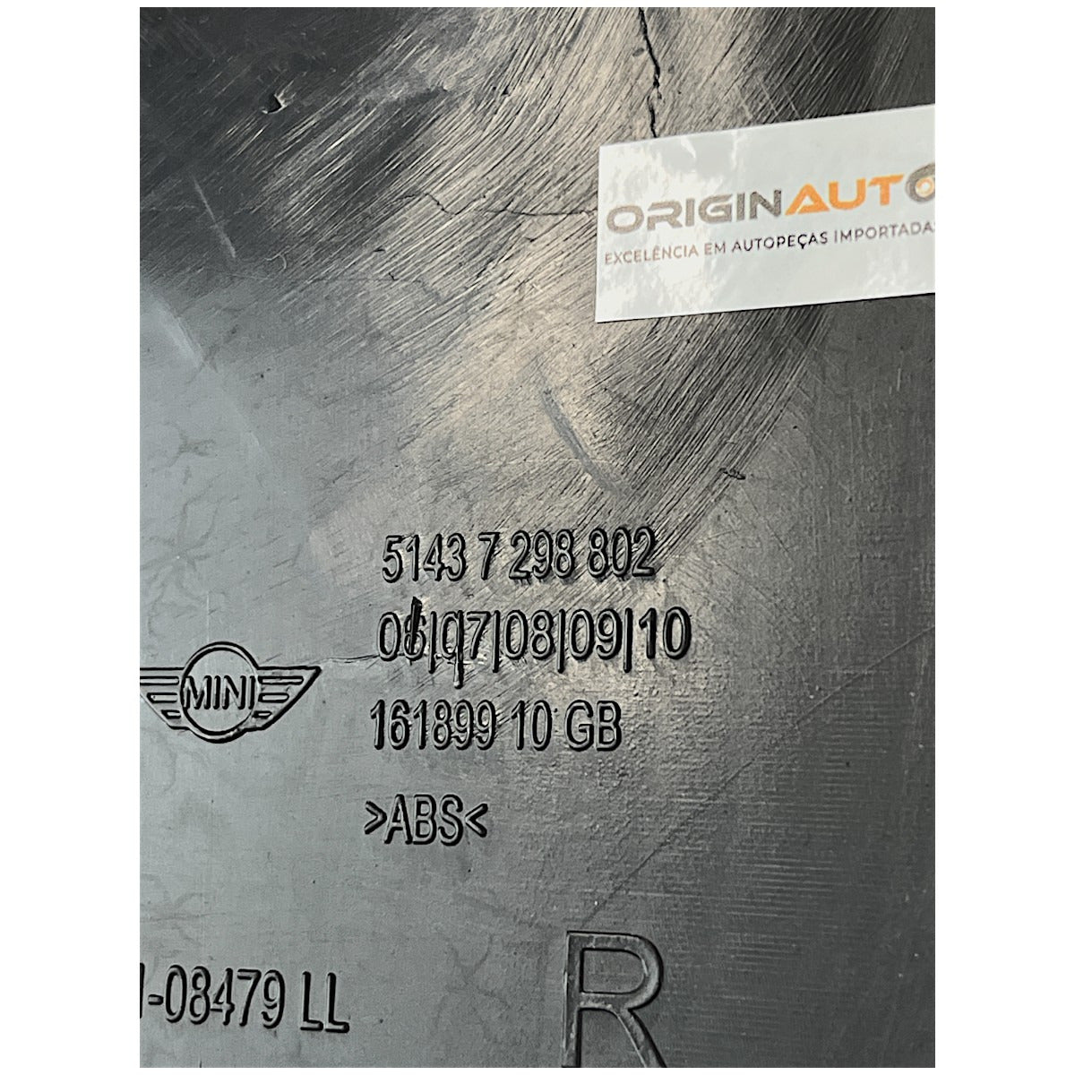 Moldura Coluna A Mini Cooper 2021 2022 2023 Direita Inferior