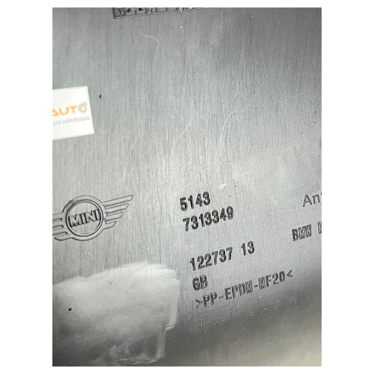 Moldura Coluna B Mini Cooper S 2021 2023 Esquerda Inferior