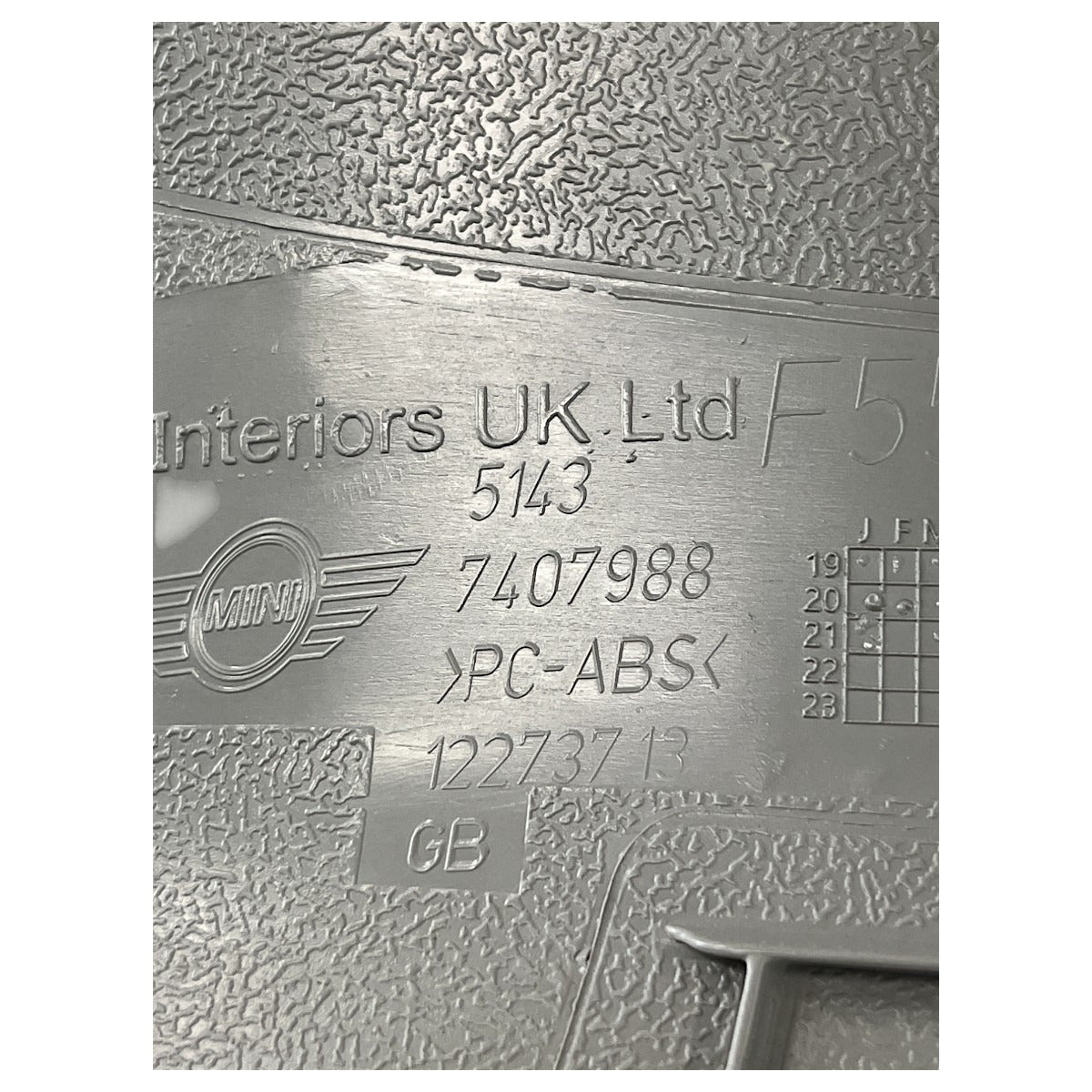 Moldura Coluna A Mini Cooper S 2021 2023 Direita Parabrisa