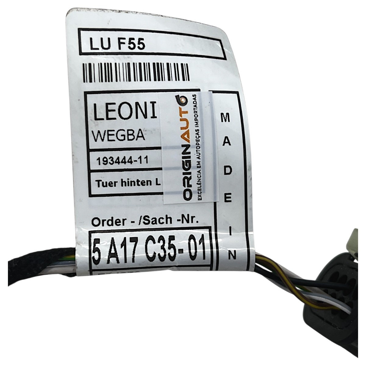 Chicote Porta Mini Cooper S 2021 2022 2023 Traseira Esquerda