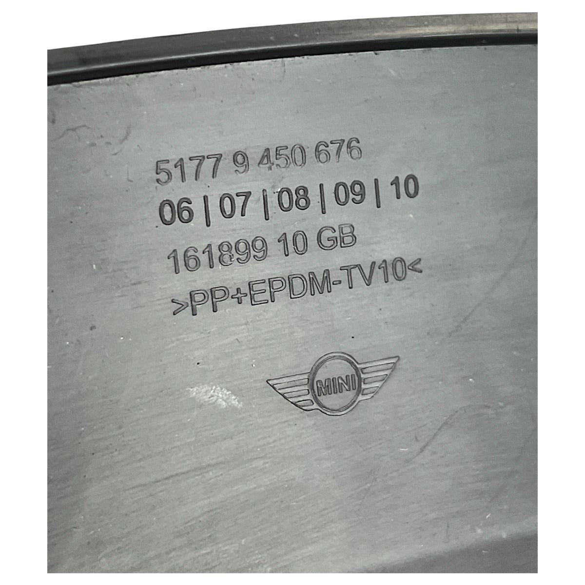 Moldura Caixa Roda Mini Cooper S 2021 2023 Traseiro Direito