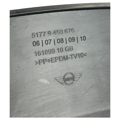 Moldura Caixa Roda Mini Cooper S 2021 2023 Traseiro Direito