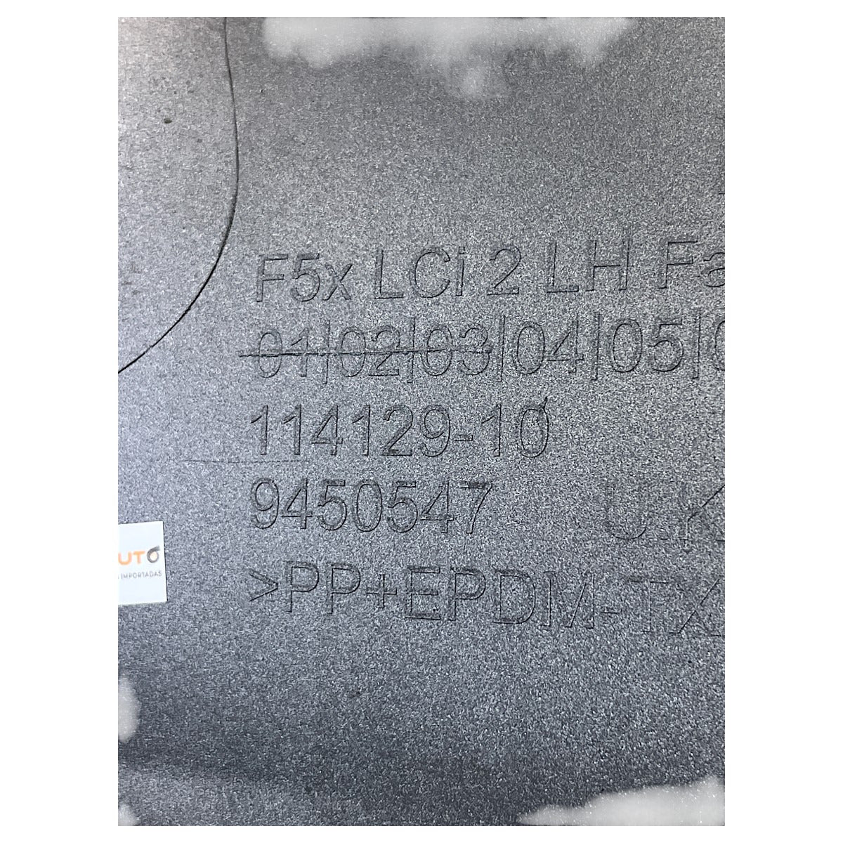 Moldura Parachoque Mini Cooper S 2021 2023 Dianteira Esquerda