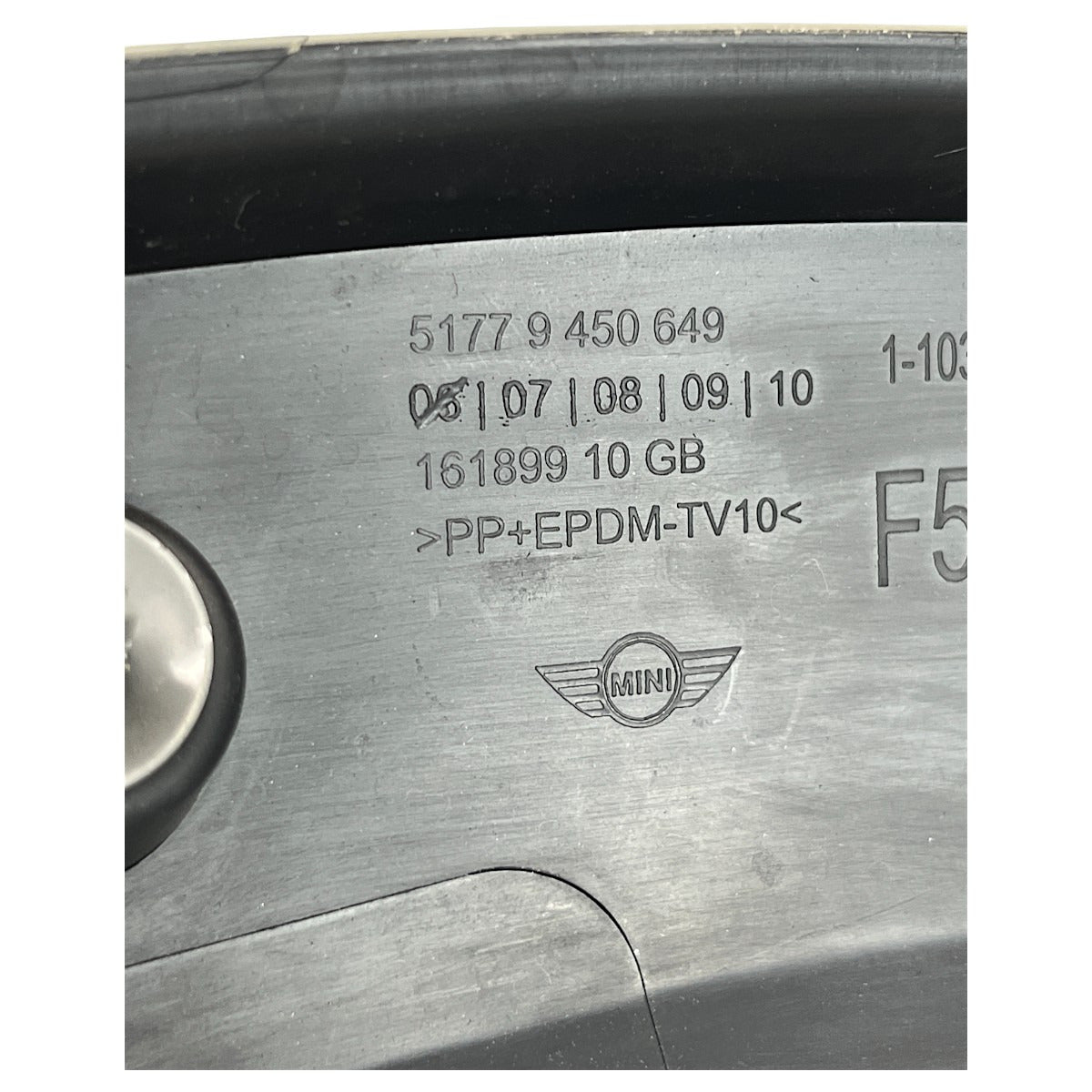 Moldura Paralama Mini Cooper S 2021 2023 Dianteiro Esquerdo