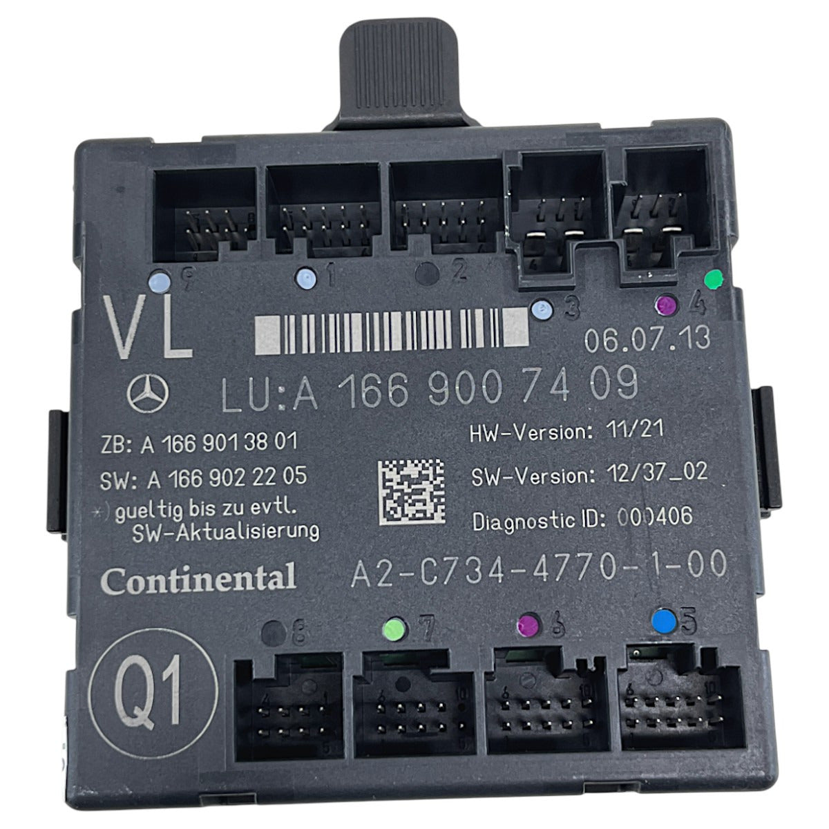 Módulo Porta Mercedes GL 350 2014 2015 2016 Dianteira Esquerda