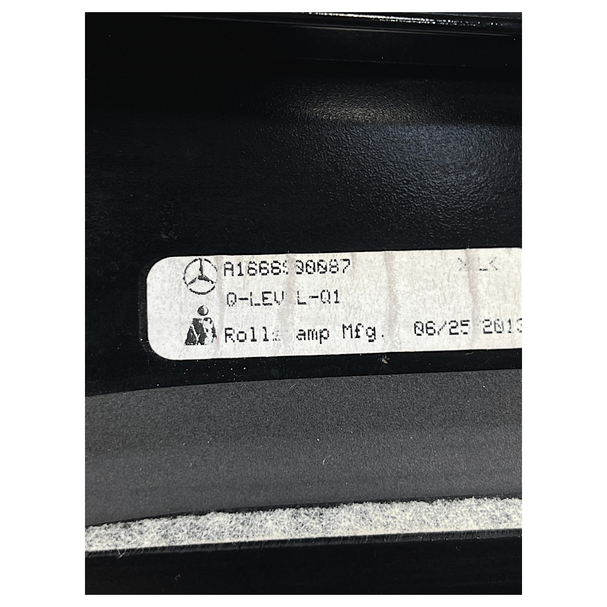 Moldura Coluna Porta Mercedes GL 350 2014 Dianteira Direita