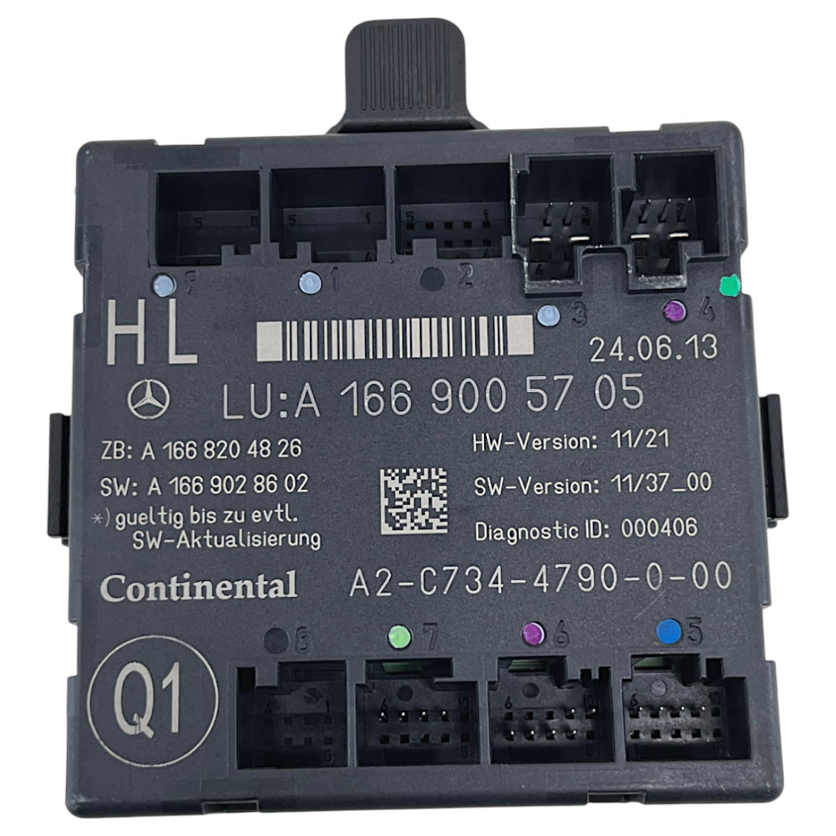 Módulo Porta Mercedes GL 350 2014 2015 2016 Traseira Esquerda