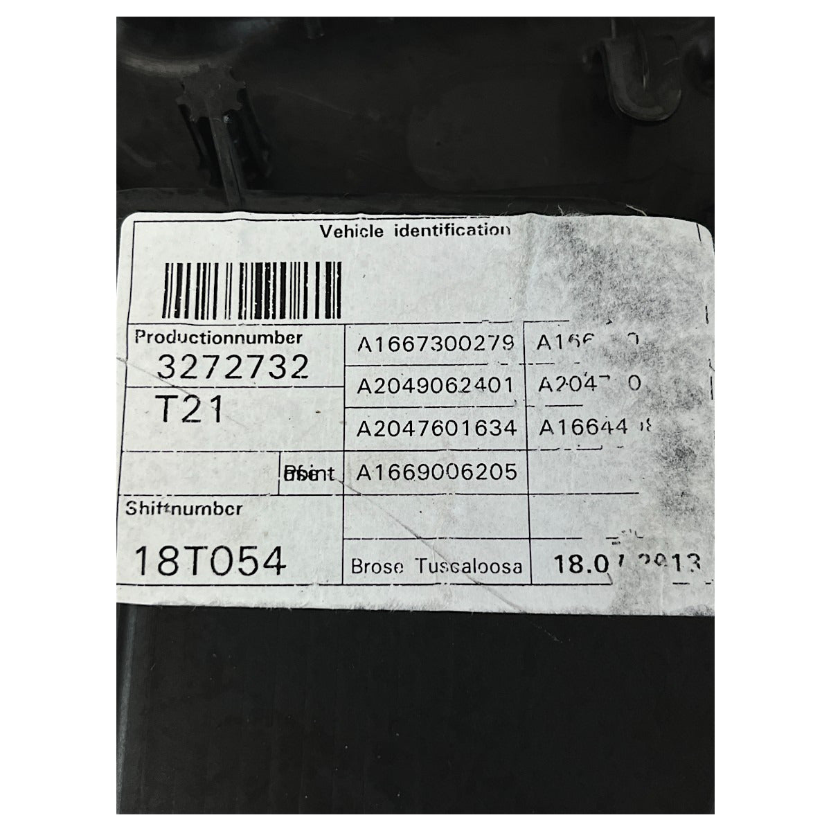 Máquina Vidro Mercedes GL 350 2014 2015 Traseira Direita