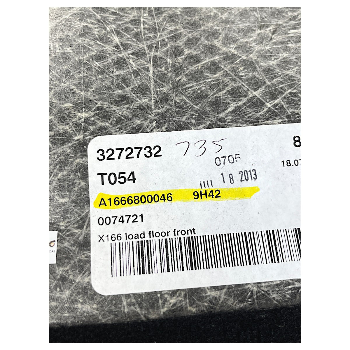 Tampa Bagagito Porta Mala Mercedes GL 350 2014 2015 2016