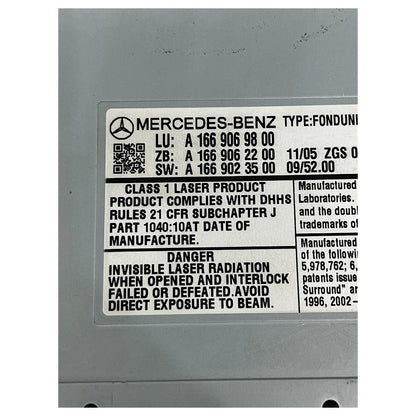 Dvd Video Player Mercedes Gl 350 2014 2015 Leitor Traseiro