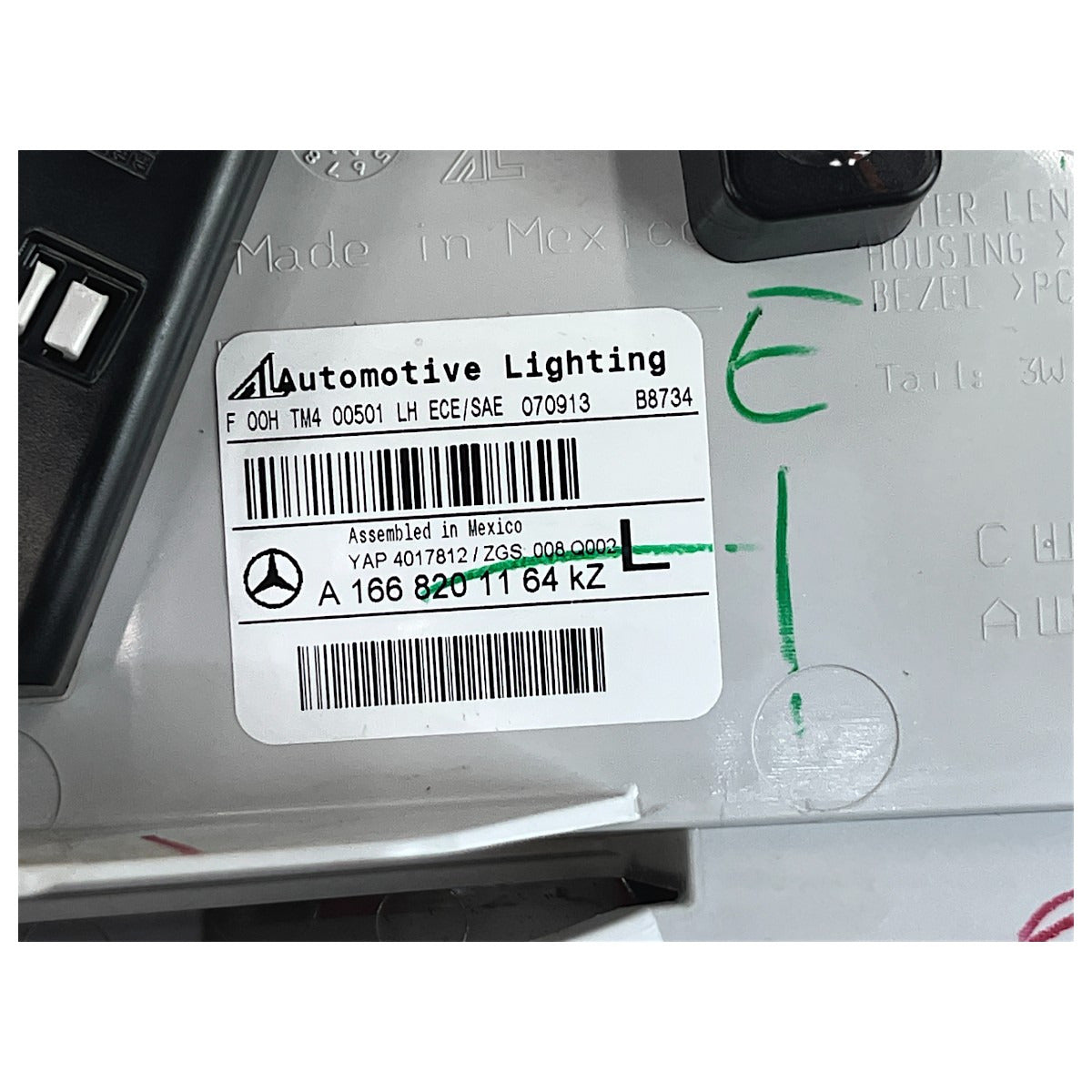 Lanterna Mercedes GL 350 2014 2015 2016 Tampa Esquerda