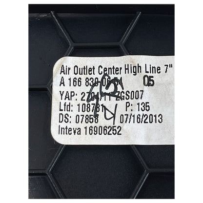 Difusor Ar Painel Mercedes GL 350 2014 2015 2016 Central