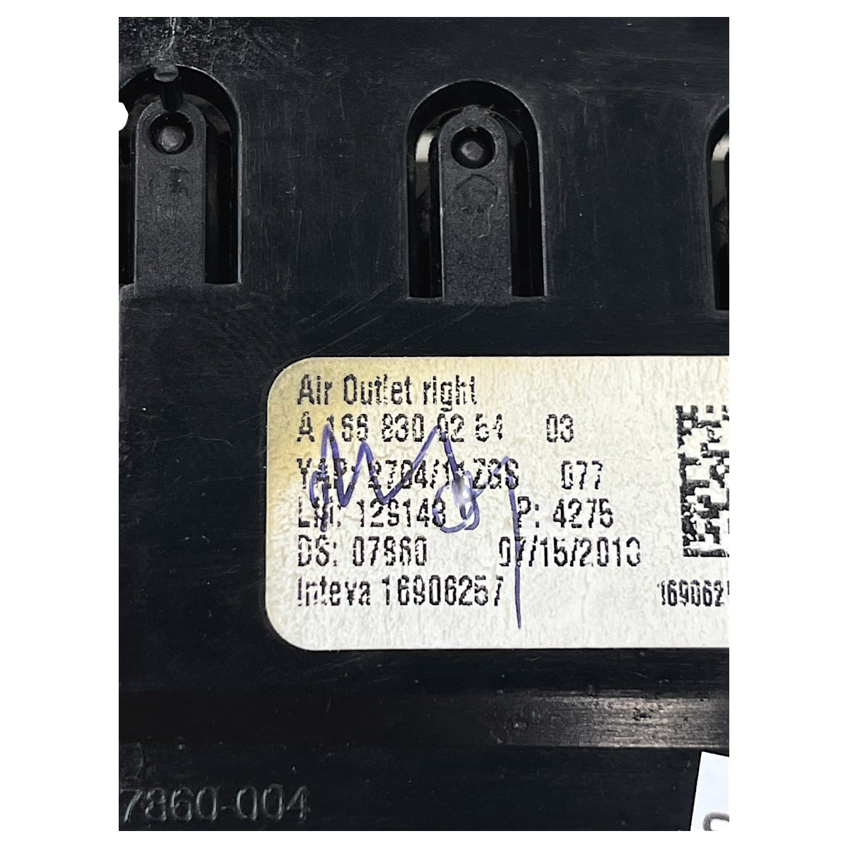 Difusor Ar Painel Mercedes GL 350 2014 2015 2016 Direito