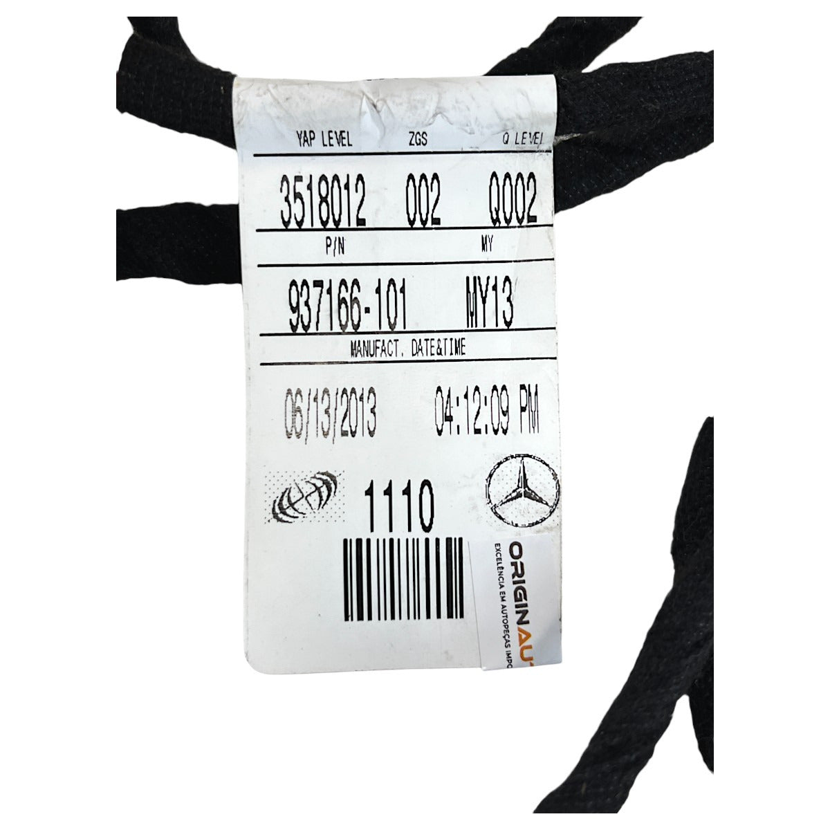 Chicote Porta Mercedes GL 350 2014 2015 Dianteira Esquerda